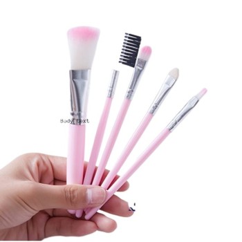 Travel-Friendly 5pcs Makeup Beauty Brushes Set for Girls & Women