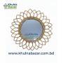 Cane Wall Mirror – 18 Inch (Natural Rattan)
