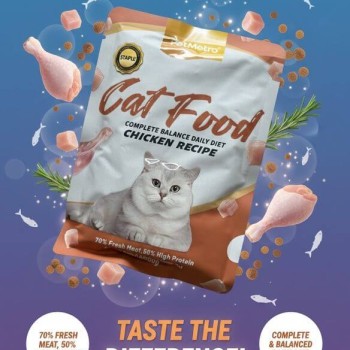 Pet Metro Chicken Recipe Wet Cat Food - 100g Pouch